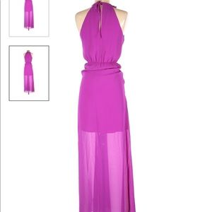 Gianni Bini purple maxi dress- small